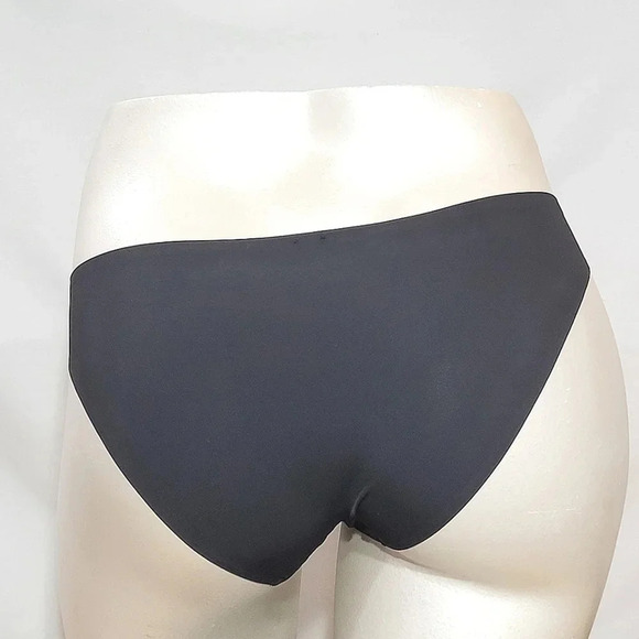 XS X-SMALL Calvin Klein QF1810 Logo-Waist Laser Bikini Black NWT New with Tags - Picture 3 of 8